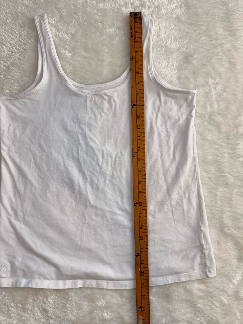 Lilly Pulitzer White Scoop Neck Tank Top Size XL - Picture 10 of 10